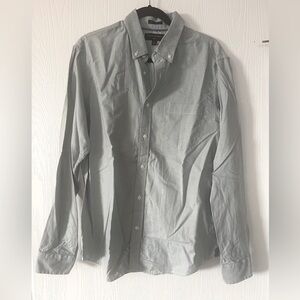 Men’s Banana Republic Factory button down, dusty blue/green color